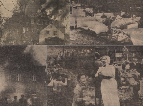 Brand des Altersheim 1958