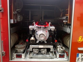 Geräteraum 3 Feuerwehrfahrzeug LF 8